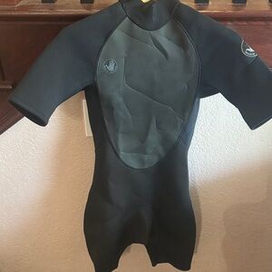 Body Glove Mens Size Small Pro 3 Short Sleeve & Shorts 2:1 Wet Suit Rash Guard